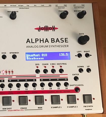 JoMox-Alpha Base Analog Drum Synthesizer